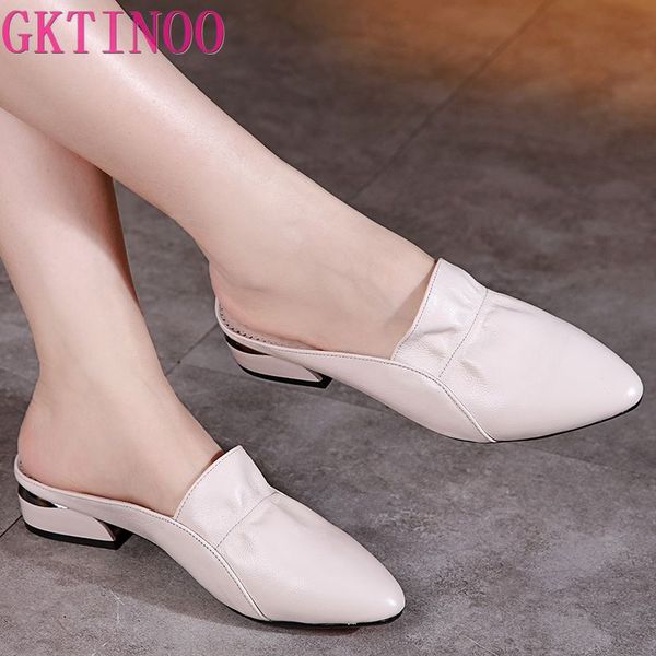 slippers gktinoo 2021 summer flats lady sandals genuine leather slip on pointed women mules outdoor slipper shoes woman slides, Black
slippers gktinoo 2021 summer flats lady sandals genuine leather slip on pointed women mules outdoor slipper shoes woman slides, Black