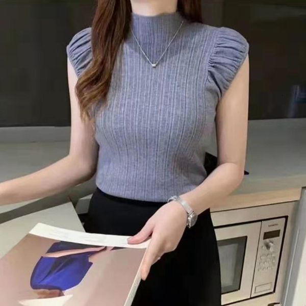 everyday clothing women half turtleneck knitted thin tank female bodycon tanks sleeveless basic solid t shirts camisole, White
everyday clothing women half turtleneck knitted thin tank female bodycon tanks sleeveless basic solid t shirts camisole, White