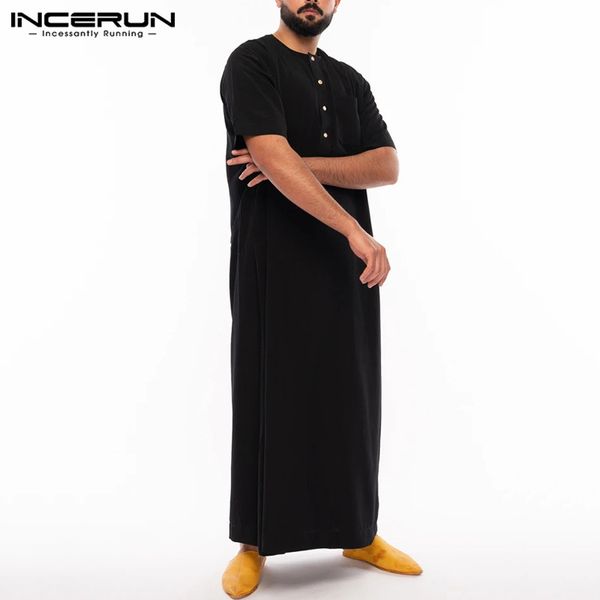 men's casual shirts fashion pockets long mens summer solid color robes short sleeve camisa loose buttons robe masculina incerun s-5xl7, White;black
men's casual shirts fashion pockets long mens summer solid color robes short sleeve camisa loose buttons robe masculina incerun s-5xl7, White;black