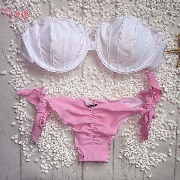 shell shape thong bikini spandex 2020 push up biquini solid swimwear women swimsuit bandage bikinis women 2020 bathing suit women 118, White;black
shell shape thong bikini spandex 2020 push up biquini solid swimwear women swimsuit bandage bikinis women 2020 bathing suit women 118, White;black