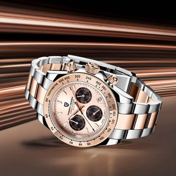 pagani design 2020 new men's quartz wrist watch sport waterproof chronograph watch for men relogio masculino, Slivery;brown
pagani design 2020 new men's quartz wrist watch sport waterproof chronograph watch for men relogio masculino, Slivery;brown