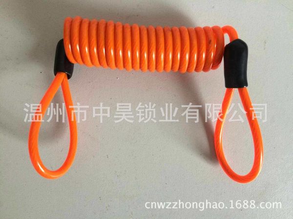 disc brake steel lock head steel wire 1.2 m extended spring wire rope lock helmet anti-theft reminder rope safety
disc brake steel lock head steel wire 1.2 m extended spring wire rope lock helmet anti-theft reminder rope safety