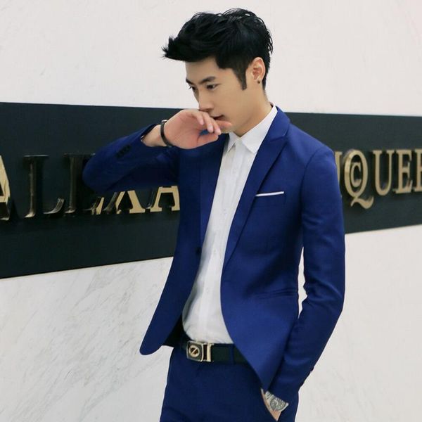 fashion brand new mens solid color classic fashion formal business suit blazer slim fit luxury coat jacket, White;black
fashion brand new mens solid color classic fashion formal business suit blazer slim fit luxury coat jacket, White;black