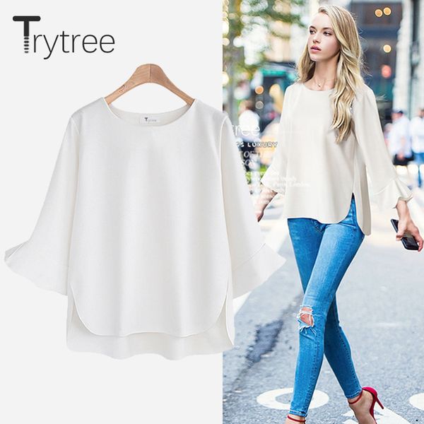 trytree spring summer women chiffon blouse fashion shirt o-nneck black pink white clothes casual plus size cotton shirts
trytree spring summer women chiffon blouse fashion shirt o-nneck black pink white clothes casual plus size cotton shirts