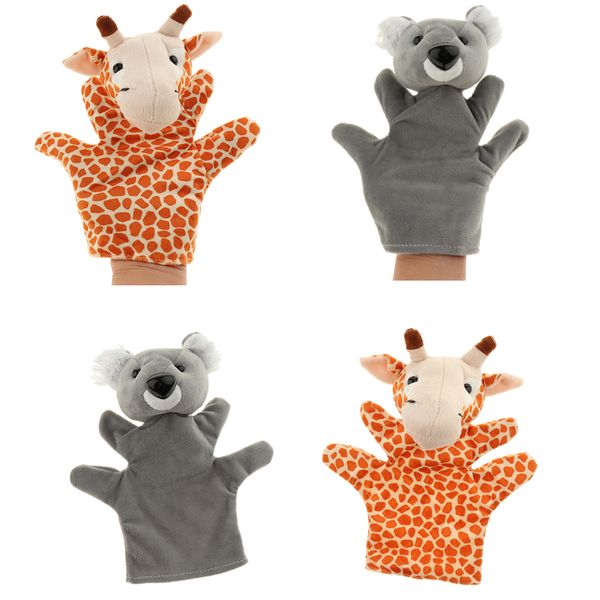 2pieces kids plush animal koala & giraffe hand glove puppet storytelling toy
2pieces kids plush animal koala & giraffe hand glove puppet storytelling toy