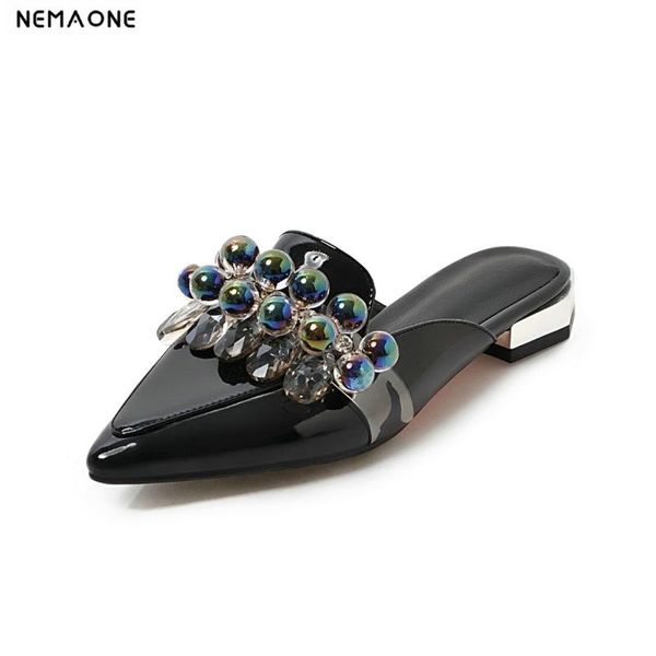nemaone женщин тапочки pearls мулы плоский каблук остроконечные toe сандалии слайды партии ботинок платья скольжение на шлепанцы мулов, Black
nemaone женщин тапочки pearls мулы плоский каблук остроконечные toe сандалии слайды партии ботинок платья скольжение на шлепанцы мулов, Black