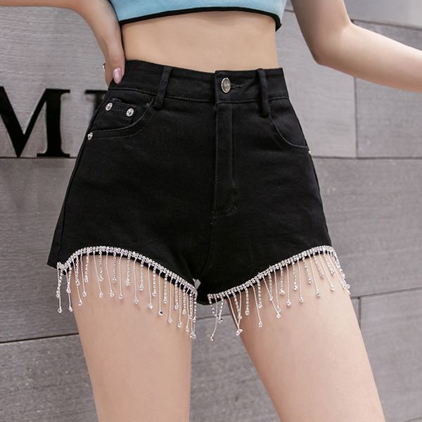 women's jeans lucyever high waist women denim shorts fahsion diamond tassel korean wide leg jean casual cotton pocket 2021, Blue
women's jeans lucyever high waist women denim shorts fahsion diamond tassel korean wide leg jean casual cotton pocket 2021, Blue