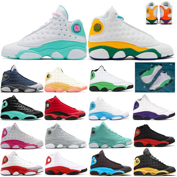 13 13s mens basketball shoes aurora green black cat court purple singles day playground cny men shoes sneaker trainers 5.5-13
13 13s mens basketball shoes aurora green black cat court purple singles day playground cny men shoes sneaker trainers 5.5-13