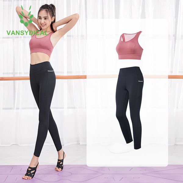 vansydical sports leggings and bra set women workout yoga set quick dry fitness training jogging clothing 2pcs/set gym outfit, White;red
vansydical sports leggings and bra set women workout yoga set quick dry fitness training jogging clothing 2pcs/set gym outfit, White;red