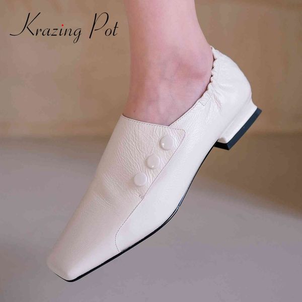 krazing pot recommend natural leather high street fashion square toe low heel slip on beauty lady daily wear autumn pumps l73, Black
krazing pot recommend natural leather high street fashion square toe low heel slip on beauty lady daily wear autumn pumps l73, Black