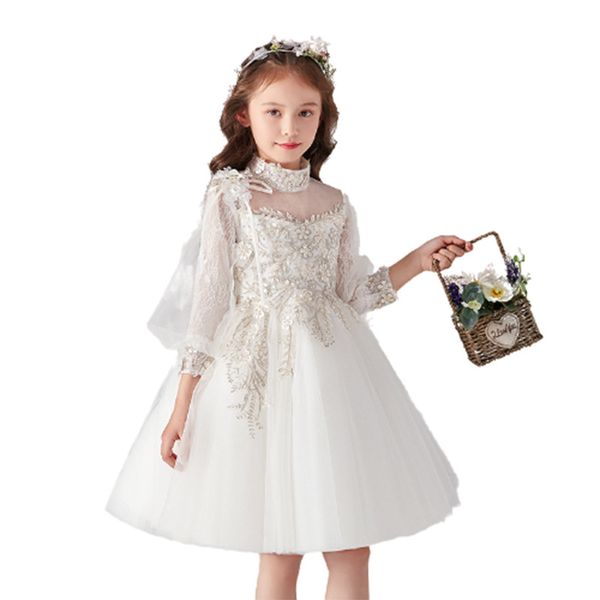 Holy Communion Dresses White Flower Girl Dresses For Wedding Lace Appliques Beaded Pageant Gown Custom Made
Holy Communion Dresses White Flower Girl Dresses For Wedding Lace Appliques Beaded Pageant Gown Custom Made