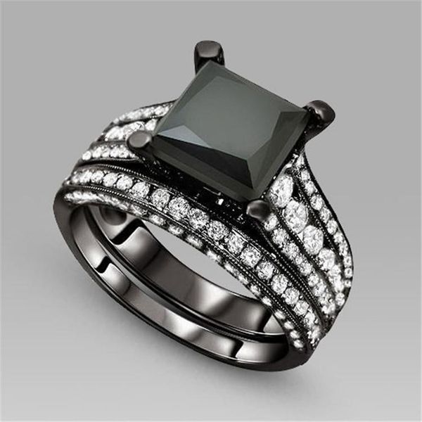 retro size 5/6/7/8/9/10 jewelry luxury 10kt black gold filled princess z black sapphire gem weddiing women ring gift with box, Silver
retro size 5/6/7/8/9/10 jewelry luxury 10kt black gold filled princess z black sapphire gem weddiing women ring gift with box, Silver