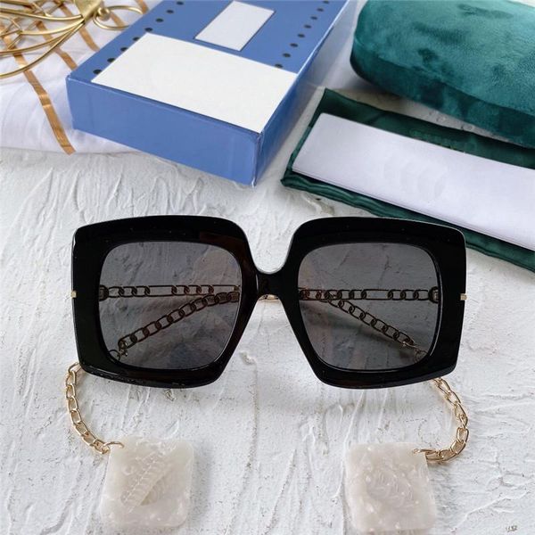 the latest fashion design sunglasses tassel style 0722 square frame uv protection lens with original box, White;black
the latest fashion design sunglasses tassel style 0722 square frame uv protection lens with original box, White;black