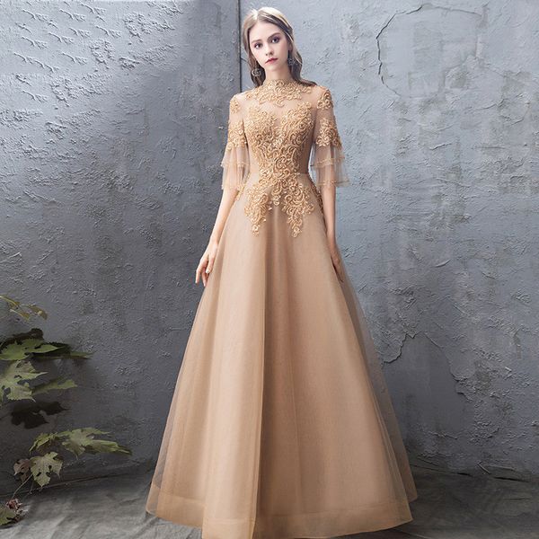 fzslcyiyi fashion formal dresses women elegant banquet gold lace appliques beading formal evening gowns vestido de noche qipao, Red
fzslcyiyi fashion formal dresses women elegant banquet gold lace appliques beading formal evening gowns vestido de noche qipao, Red
