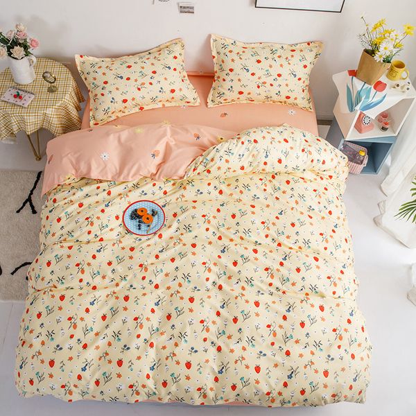 classic pastoral little flower bedding sets duvet quilt cover sheet pillow case bed linens 180x220cm double size home textile
classic pastoral little flower bedding sets duvet quilt cover sheet pillow case bed linens 180x220cm double size home textile