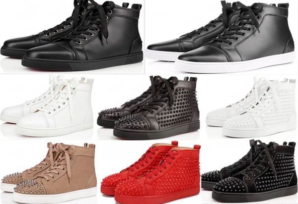platform sneakers red sole shoe studded spikes shoes for men and women shoes party wedding crystal leather sneakers with box big size 36-47, Black
platform sneakers red sole shoe studded spikes shoes for men and women shoes party wedding crystal leather sneakers with box big size 36-47, Black