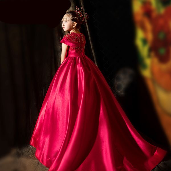 charming red satin applique beads flower girls' dresses girl' brithday dresses girls' formal dress holiday dresses custom sz, White;red
charming red satin applique beads flower girls' dresses girl' brithday dresses girls' formal dress holiday dresses custom sz, White;red