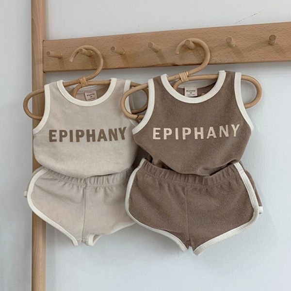 toddler boys clothing sets cotton letter printed sleeveless vest shorts 2pcs kids clothing summer baby girl clothes child suits, White
toddler boys clothing sets cotton letter printed sleeveless vest shorts 2pcs kids clothing summer baby girl clothes child suits, White