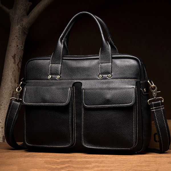 genuine leather men briefcase full grain leather business tote bag cowhide lapbag cowskin shoulder messenger
genuine leather men briefcase full grain leather business tote bag cowhide lapbag cowskin shoulder messenger