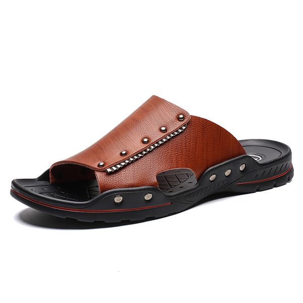 2020 new men sandals non-slip leather flip flops outdoor beach slippers casual shoes men cool water slippers shoes, Black
2020 new men sandals non-slip leather flip flops outdoor beach slippers casual shoes men cool water slippers shoes, Black