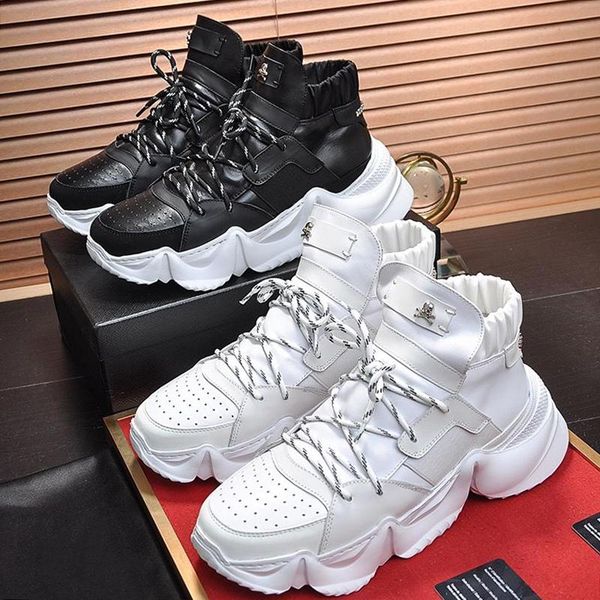 new high sneakers monster 0 .2 mens shoes fashion lace -up autumn and winter plus size shoes white breathable soft footwears, Black
new high sneakers monster 0 .2 mens shoes fashion lace -up autumn and winter plus size shoes white breathable soft footwears, Black