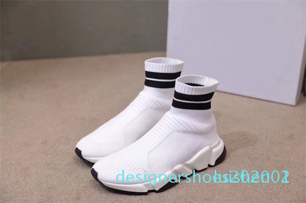 new designer shoes speed sock sneakers stretch mesh high for mens womens black white red glitter runner flat trainers us5-12 d01
new designer shoes speed sock sneakers stretch mesh high for mens womens black white red glitter runner flat trainers us5-12 d01