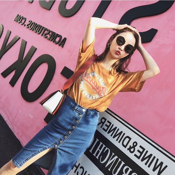 skirts jupe femme streetwear women skirt plus size high waist split design button faldas mujer elasticity slit falda vaquera, Black
skirts jupe femme streetwear women skirt plus size high waist split design button faldas mujer elasticity slit falda vaquera, Black