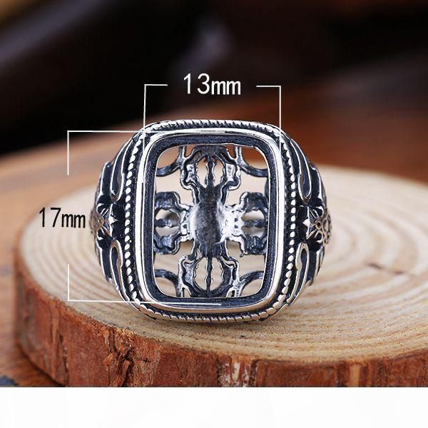 real sterling silver 925 semi mount engagement men ring cushion cabochon 13x17mm vintage art deco adjustable, Golden;silver
real sterling silver 925 semi mount engagement men ring cushion cabochon 13x17mm vintage art deco adjustable, Golden;silver