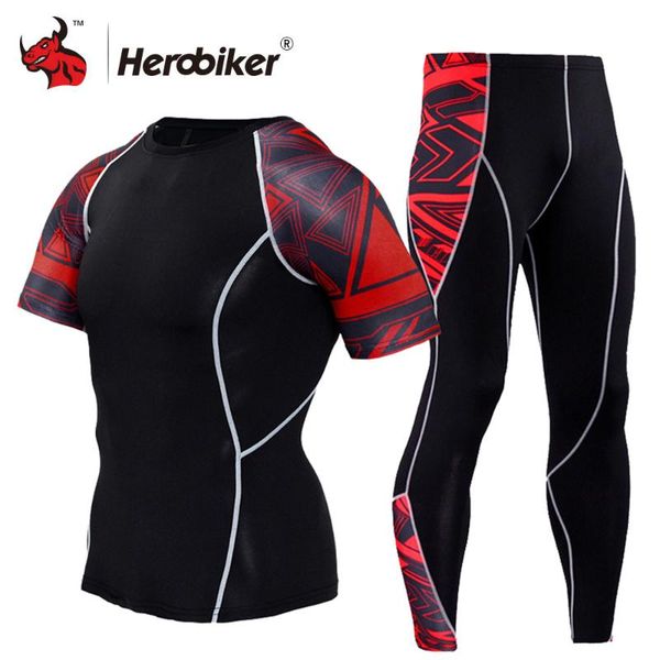 herobiker summer compression sport suit men sportswear motorcycle jacket short sleeve running t shirt sports suits jogging sets
herobiker summer compression sport suit men sportswear motorcycle jacket short sleeve running t shirt sports suits jogging sets