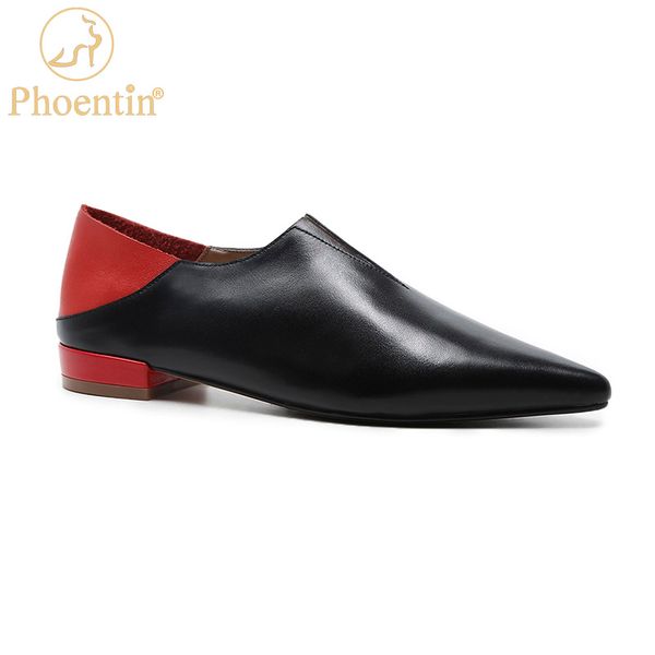 phoentin genuine leather spring mules pointed toe soft loafers mixed colors designer ladies moccasins women casual shoes ft981, Black
phoentin genuine leather spring mules pointed toe soft loafers mixed colors designer ladies moccasins women casual shoes ft981, Black