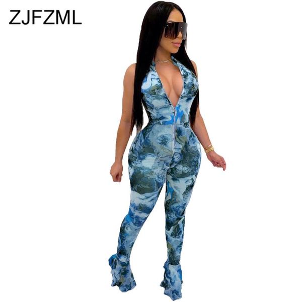 tie dyeing print rompers womens jumpsuit elegant deep v neck sleeveless one piece overall streetwear front zipper flare bodysuit, Black;white
tie dyeing print rompers womens jumpsuit elegant deep v neck sleeveless one piece overall streetwear front zipper flare bodysuit, Black;white