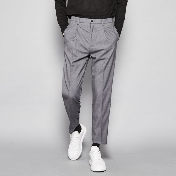 ewq / 2020 autumn new fashion men's suit pants loose casual 3 color trousers england style all-match trousers for male 9y104, White;black
ewq / 2020 autumn new fashion men's suit pants loose casual 3 color trousers england style all-match trousers for male 9y104, White;black