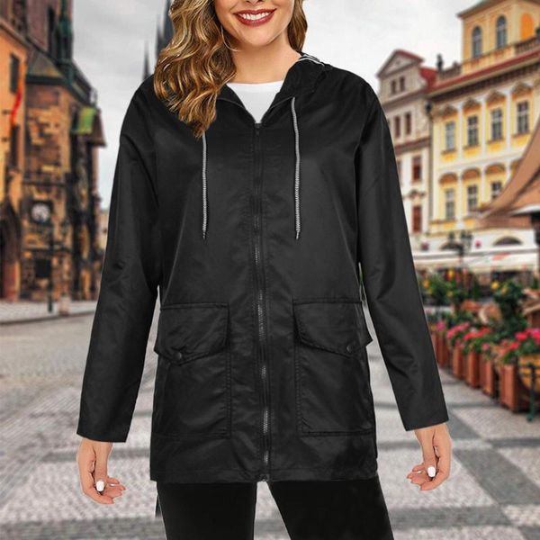 women's raincoat jacket long sleeve hooded coat solid color jacket long rain coat with zip spring autumn sporting outdoor, Black;red
women's raincoat jacket long sleeve hooded coat solid color jacket long rain coat with zip spring autumn sporting outdoor, Black;red