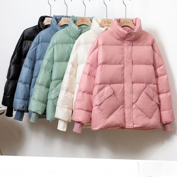 2020 korean style new women's short small bread thickened fashion down jacket coat down jacket off-season stand collar coat, Black
2020 korean style new women's short small bread thickened fashion down jacket coat down jacket off-season stand collar coat, Black