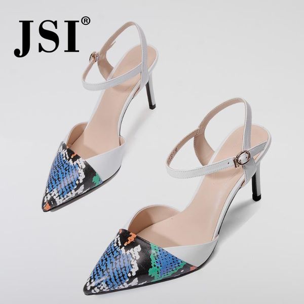 jsi cow lather women's sandals basic pointed toe buckle weeding shoes fashion totem office ladies sandals jo70, Black
jsi cow lather women's sandals basic pointed toe buckle weeding shoes fashion totem office ladies sandals jo70, Black