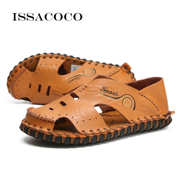 issacoco men's sandals shoes mens leather sandals summer flip flops for men beach sandalias hombre sandale homme, Black
issacoco men's sandals shoes mens leather sandals summer flip flops for men beach sandalias hombre sandale homme, Black