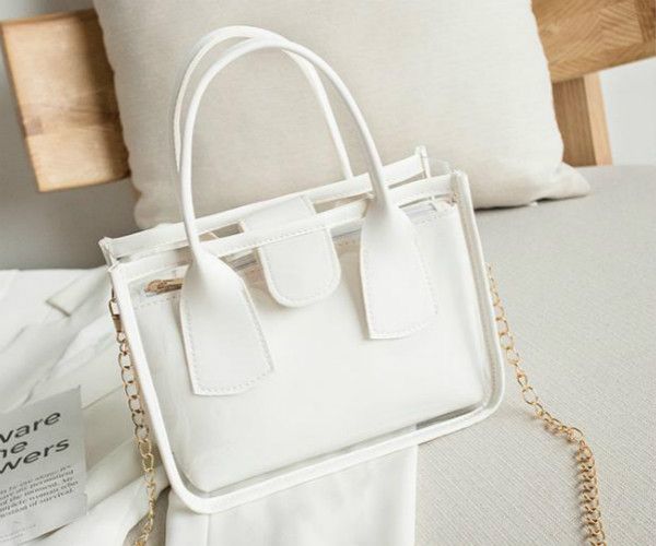 Designer Jelly Mother-child Transparent Bag 2020 Summer New Handbag Shoulder Bag Drop Shipping
Designer Jelly Mother-child Transparent Bag 2020 Summer New Handbag Shoulder Bag Drop Shipping