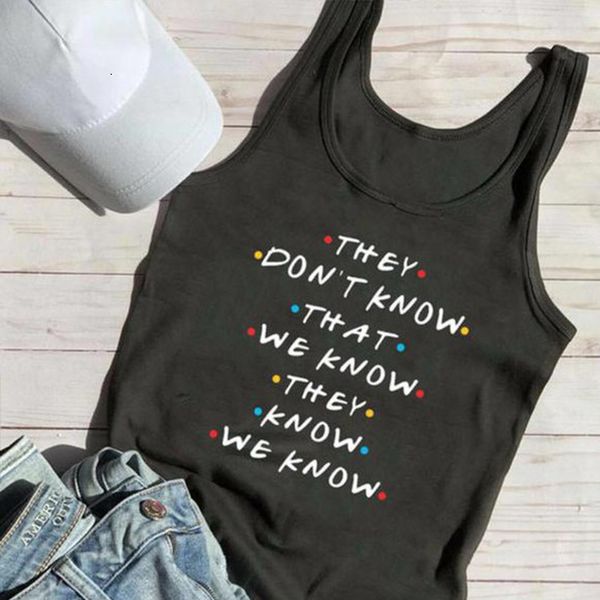 they dont know friends tv show letters print women tank gothic cotton tee sleeveless fitness shirt, White
they dont know friends tv show letters print women tank gothic cotton tee sleeveless fitness shirt, White
