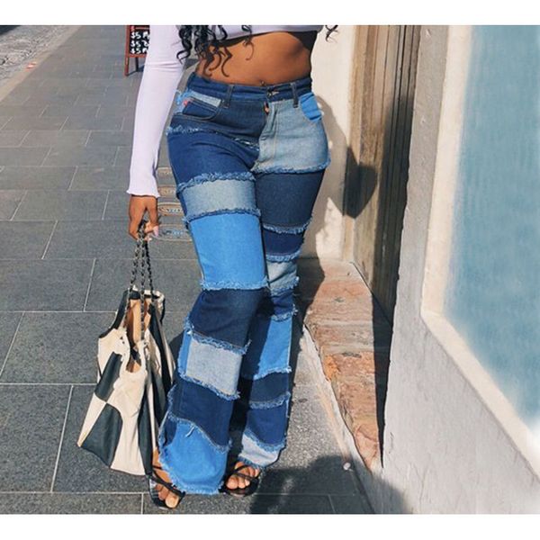 fashion women jeans high waist streetwear long trousers skiiny denim jeans pants for women, Blue
fashion women jeans high waist streetwear long trousers skiiny denim jeans pants for women, Blue