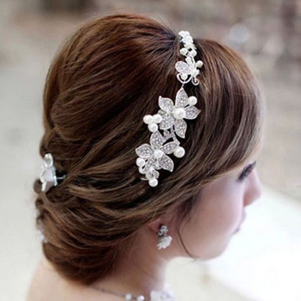 bridal wedding beauty hair bands women shining crystal headwear ladies fashion simulation pearl headband hair accessories, Golden;silver
bridal wedding beauty hair bands women shining crystal headwear ladies fashion simulation pearl headband hair accessories, Golden;silver