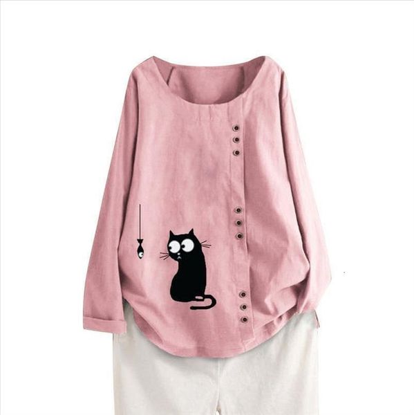 womens blouses long sleeve cotton linen kaftan ladies baggy cat print shirt blusaa mujer kimonos mujer moda 2020, White
womens blouses long sleeve cotton linen kaftan ladies baggy cat print shirt blusaa mujer kimonos mujer moda 2020, White