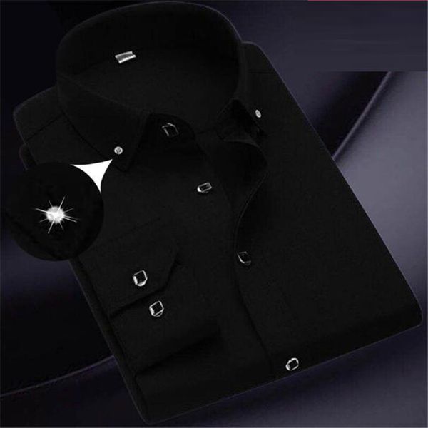 мужская с длинным рукавом классический wrinkle free dress shirt стандартный посадки формальное бизнес кнопка вверх рубашки basic design, White;black
мужская с длинным рукавом классический wrinkle free dress shirt стандартный посадки формальное бизнес кнопка вверх рубашки basic design, White;black