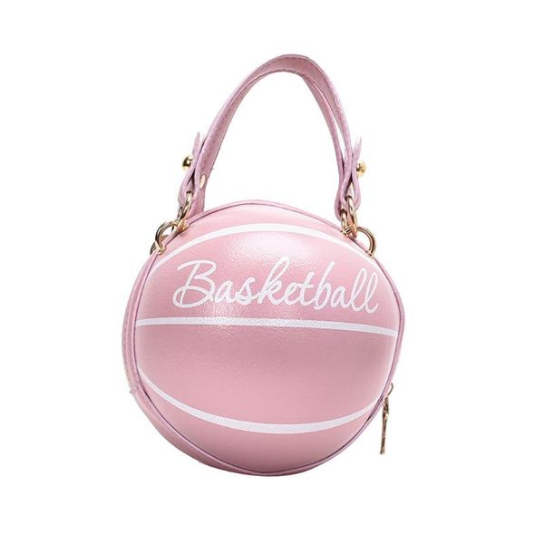 women pu leather round shoulder bag handle fashion chain casual basketball style party accessory shopping handbag dating
women pu leather round shoulder bag handle fashion chain casual basketball style party accessory shopping handbag dating
