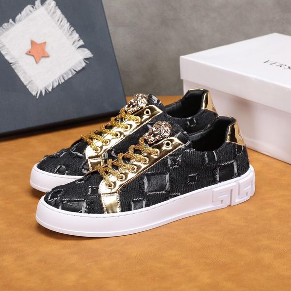 new5 men's casual shoes fashion wild sports shoes outdoor comfortable breathable travel shoes original box packaging zapatos hombre, Black
new5 men's casual shoes fashion wild sports shoes outdoor comfortable breathable travel shoes original box packaging zapatos hombre, Black