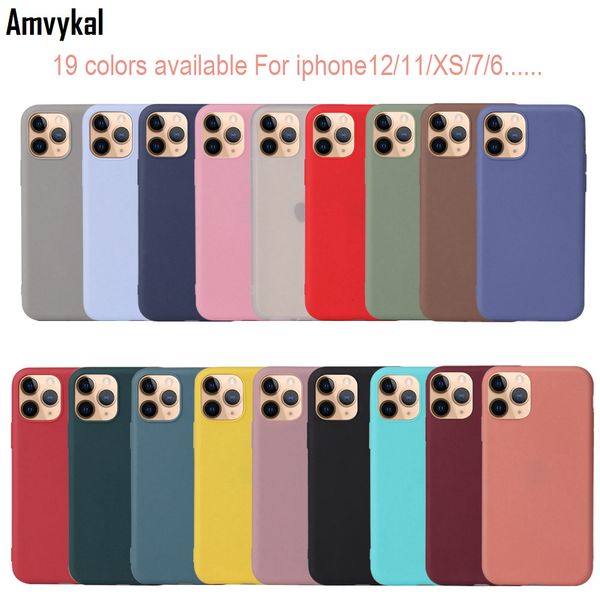 ultra-thin matte candy phone case for iphone 12 case 12pro 12mini silicone case for iphone 12 pro max soft cover
ultra-thin matte candy phone case for iphone 12 case 12pro 12mini silicone case for iphone 12 pro max soft cover