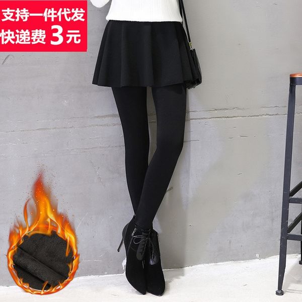 qsvld new korean style women's bubble fake two-piece bottoming skirt thickened fleece winter seamless jumpsuit pantsbody pants jumpsuit, Black
qsvld new korean style women's bubble fake two-piece bottoming skirt thickened fleece winter seamless jumpsuit pantsbody pants jumpsuit, Black