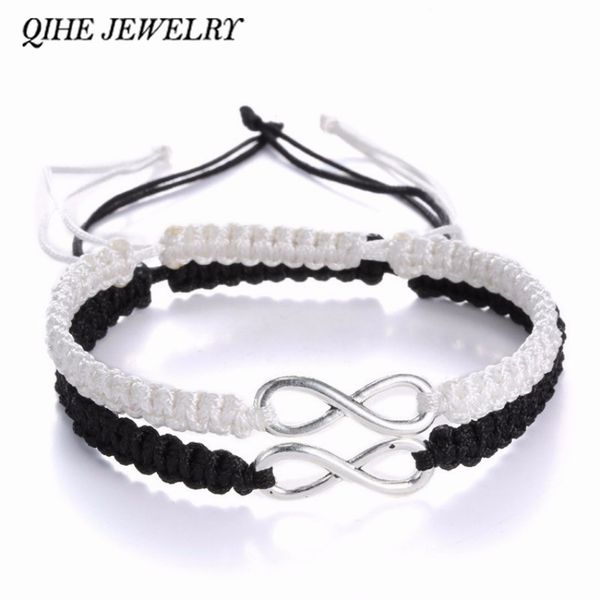 qihe jewelry 2pcs infinity handmade bracelet set friendship bracelet set infinity love couples bracelet set infinity jewelry, Golden;silver
qihe jewelry 2pcs infinity handmade bracelet set friendship bracelet set infinity love couples bracelet set infinity jewelry, Golden;silver