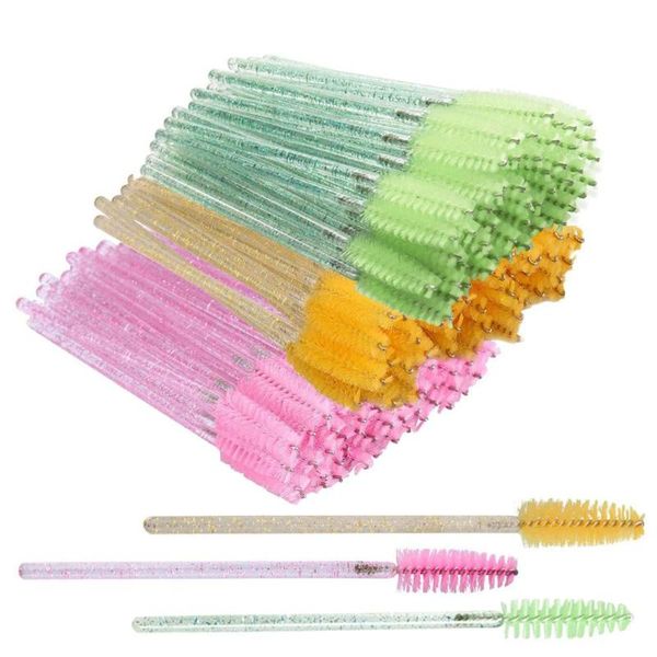 disposable crystal eyelash brush comb 50pcs/pack eye lashes extension mascara wands makeup professional beauty tool 5 colors
disposable crystal eyelash brush comb 50pcs/pack eye lashes extension mascara wands makeup professional beauty tool 5 colors
