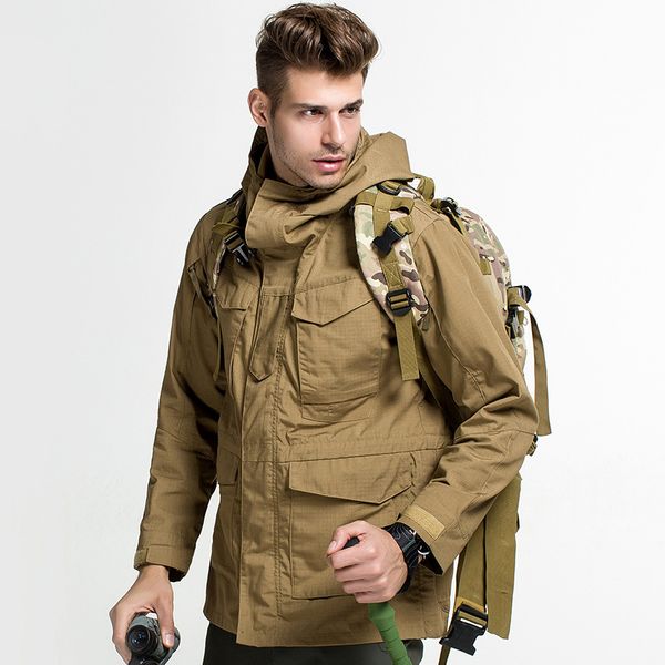 m65 us windbreaker jacket men outdoor waterproof sports trench coat hiking camping fishing field army tactical jackets, Blue;black
m65 us windbreaker jacket men outdoor waterproof sports trench coat hiking camping fishing field army tactical jackets, Blue;black