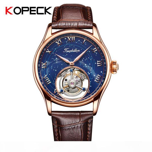 kopeck 2018 mechanical watches mens watches austrian crystal zircons original hollow movement 7006g, Slivery;brown
kopeck 2018 mechanical watches mens watches austrian crystal zircons original hollow movement 7006g, Slivery;brown
